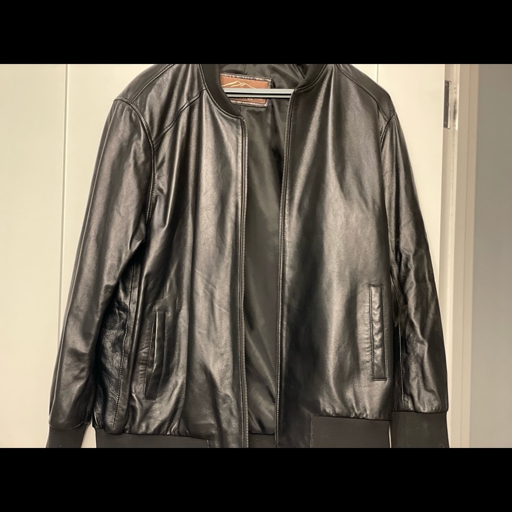 Men’s Lambskin leather jacket size XXL